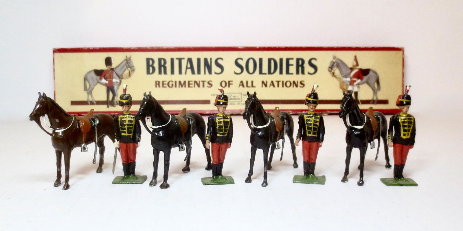 Britains #182 11th Hussars Dismounted (1 of 1)