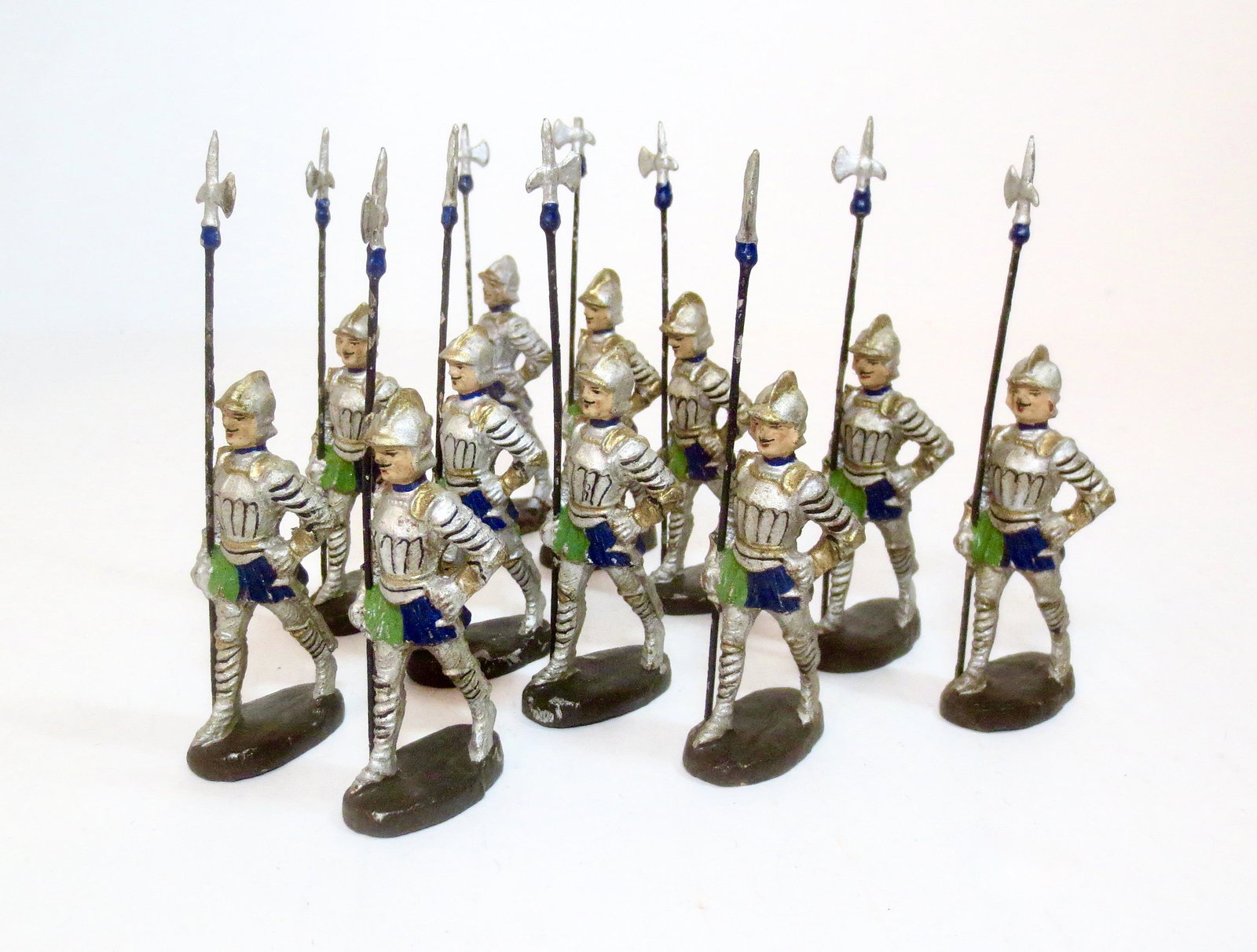 Elastolin Medieval Pikemen In Armour (1 of 1)