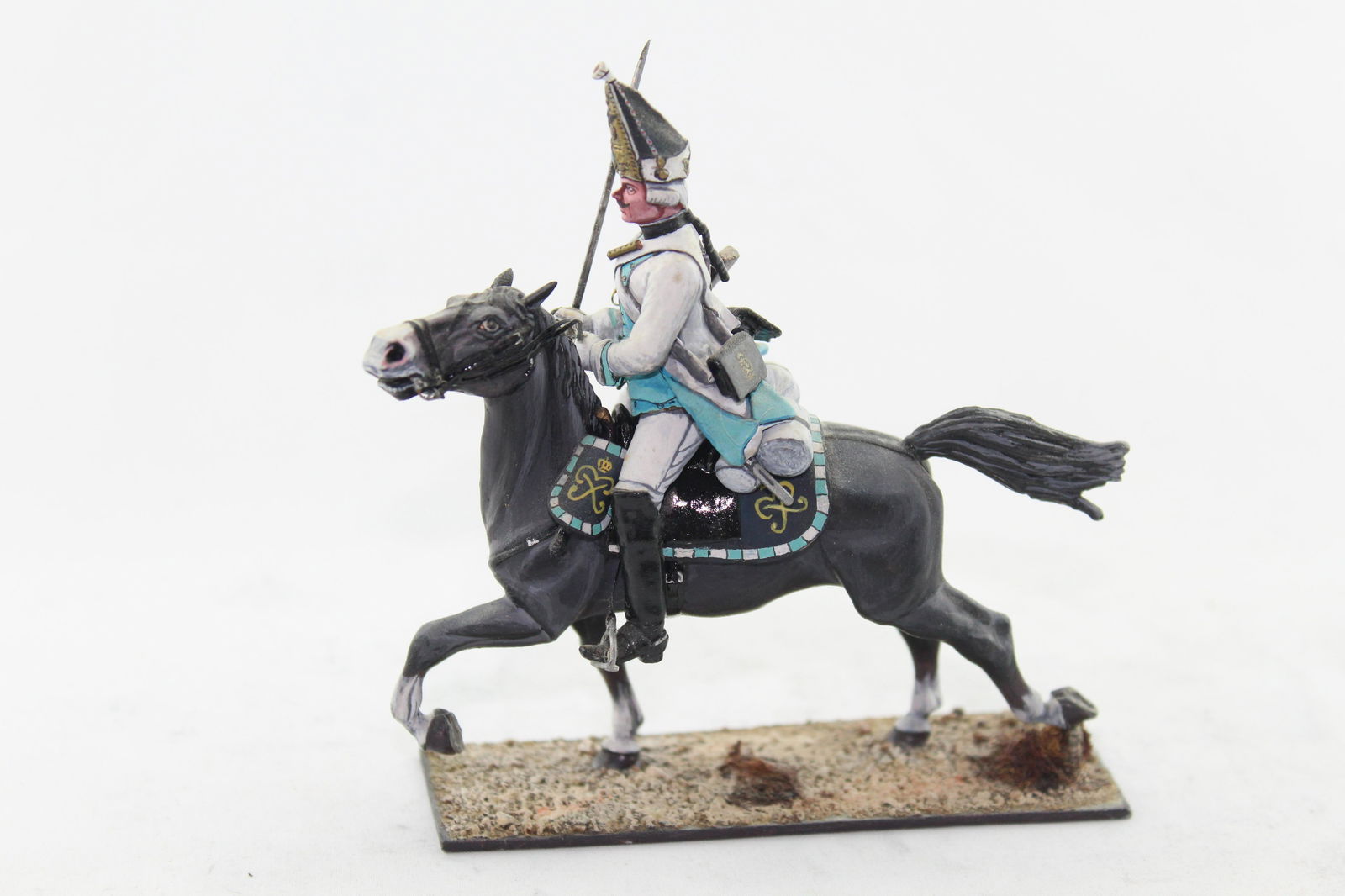 St. Petersburg-made Mounted Prussian Dragoon (1 of 1)