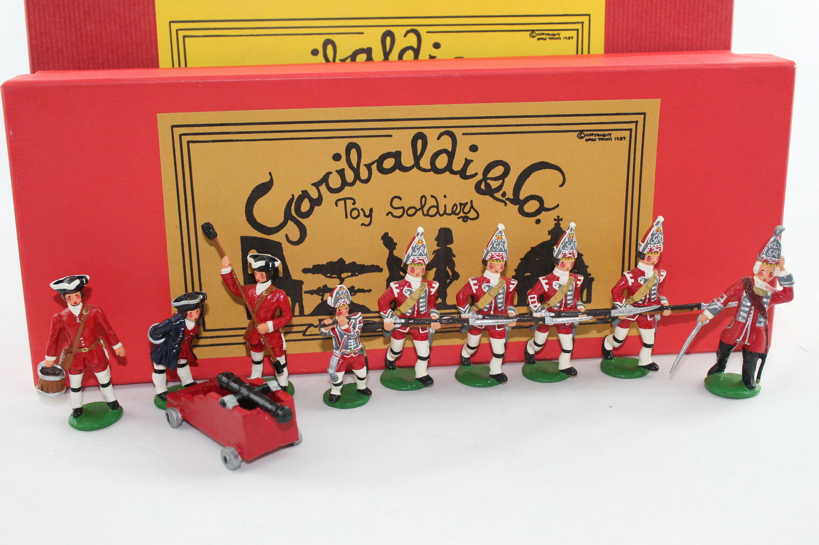 Garibaldi Toy Soldiers 7 Years War - British (1 of 1)
