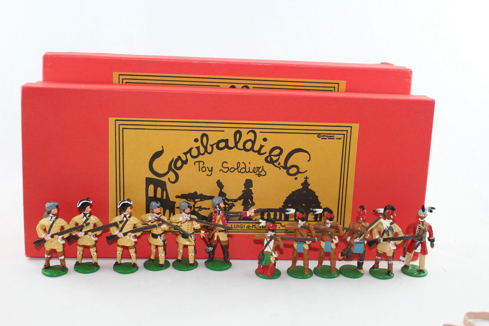 Garibaldi Toy Soliders 7 Years War - British (1 of 1)
