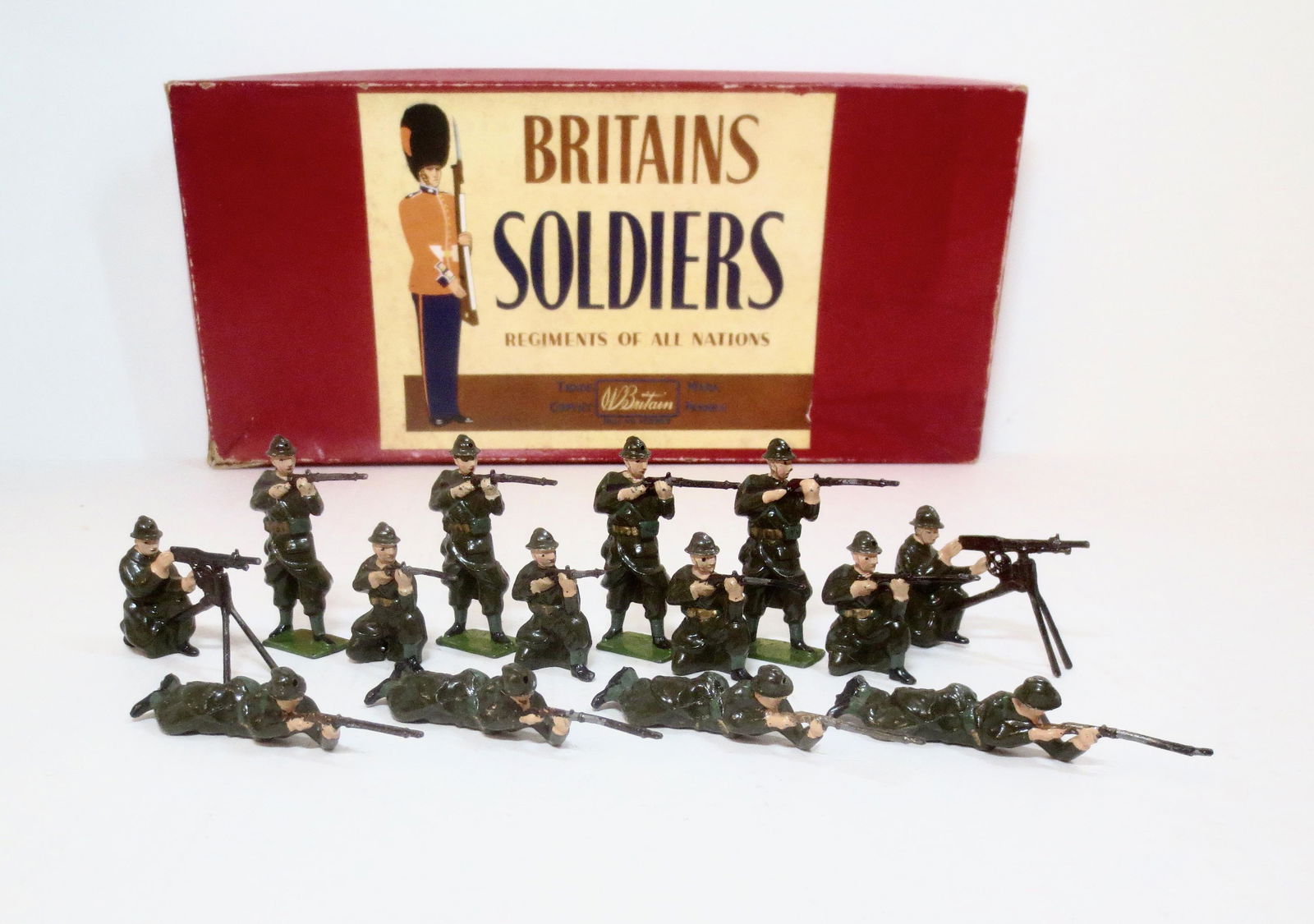 Britains #1383 Belgian Infantry Firing (1 of 1)