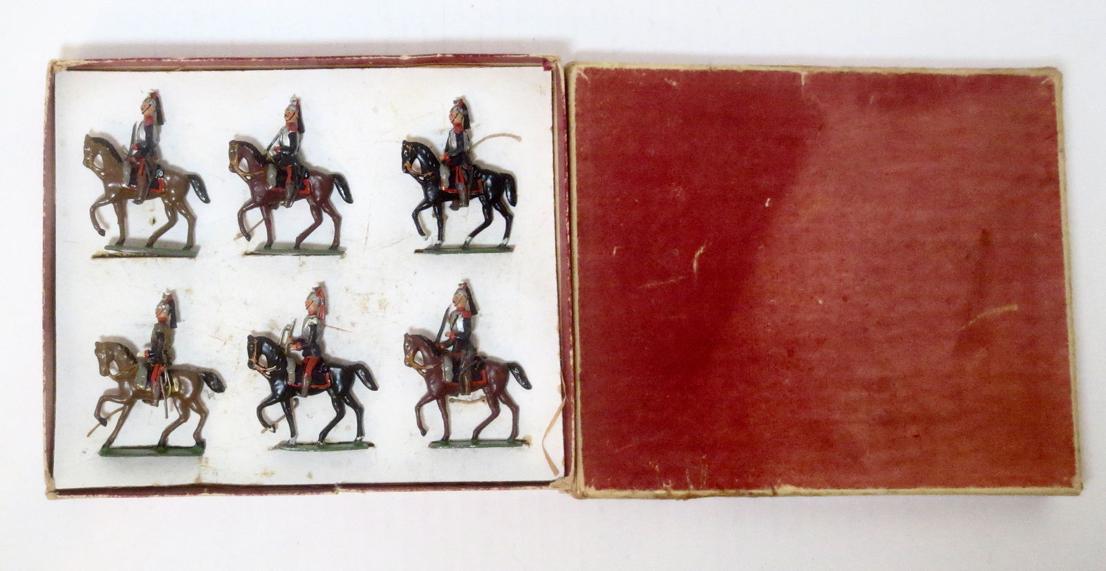 Heyde Franzos Kurassiere: 6 pieces. Near mint to excellent condition. Box fair.