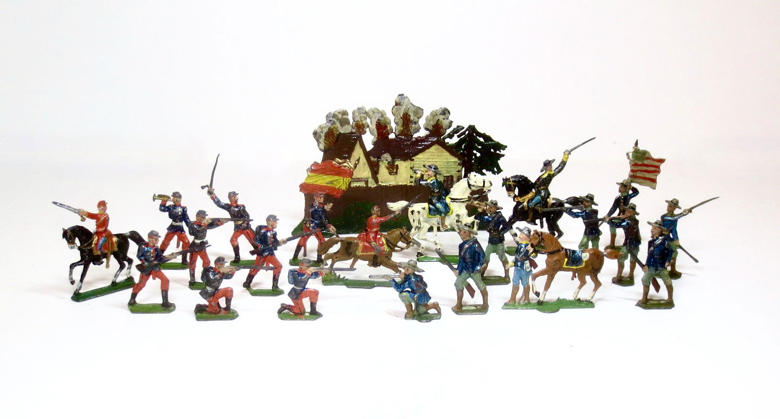 German Demi Ronde Spanish American War Set (1 of 1)