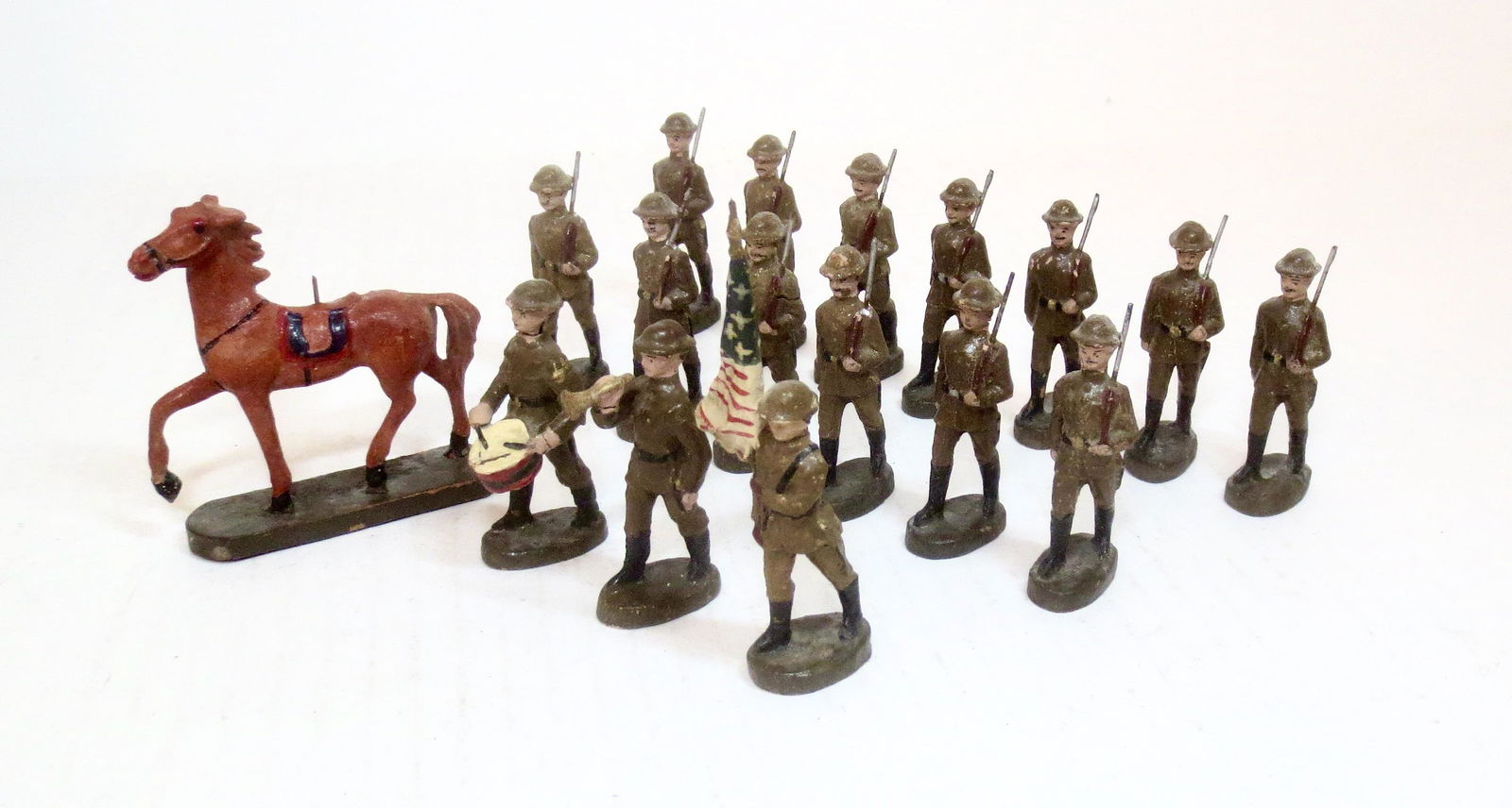 Elastolin Composition United States Infantry (1 of 1)