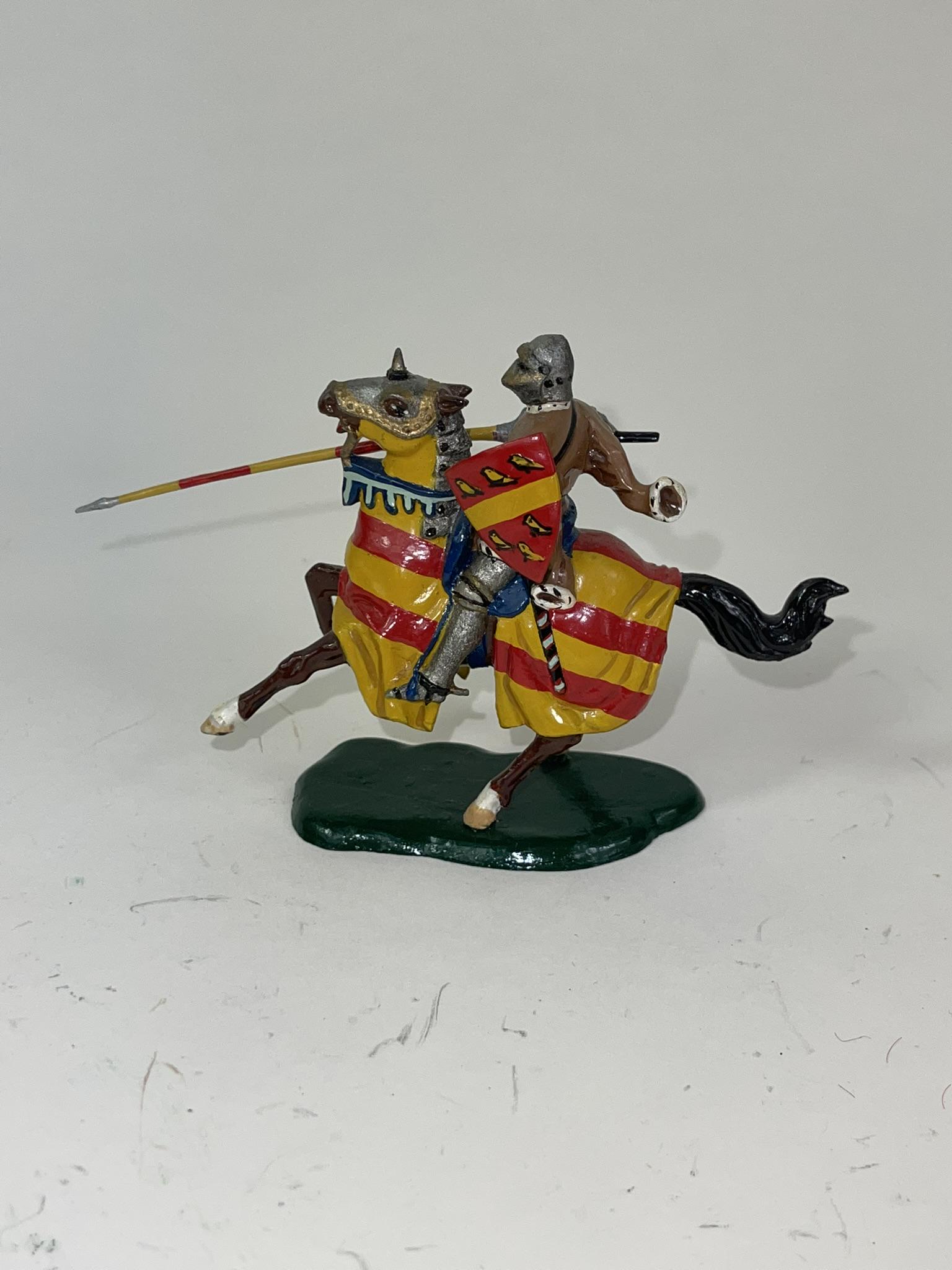 Selwyn Miniatures Lord Beauchamp: 54mm. Excellent condition. Professional repair to the lance.