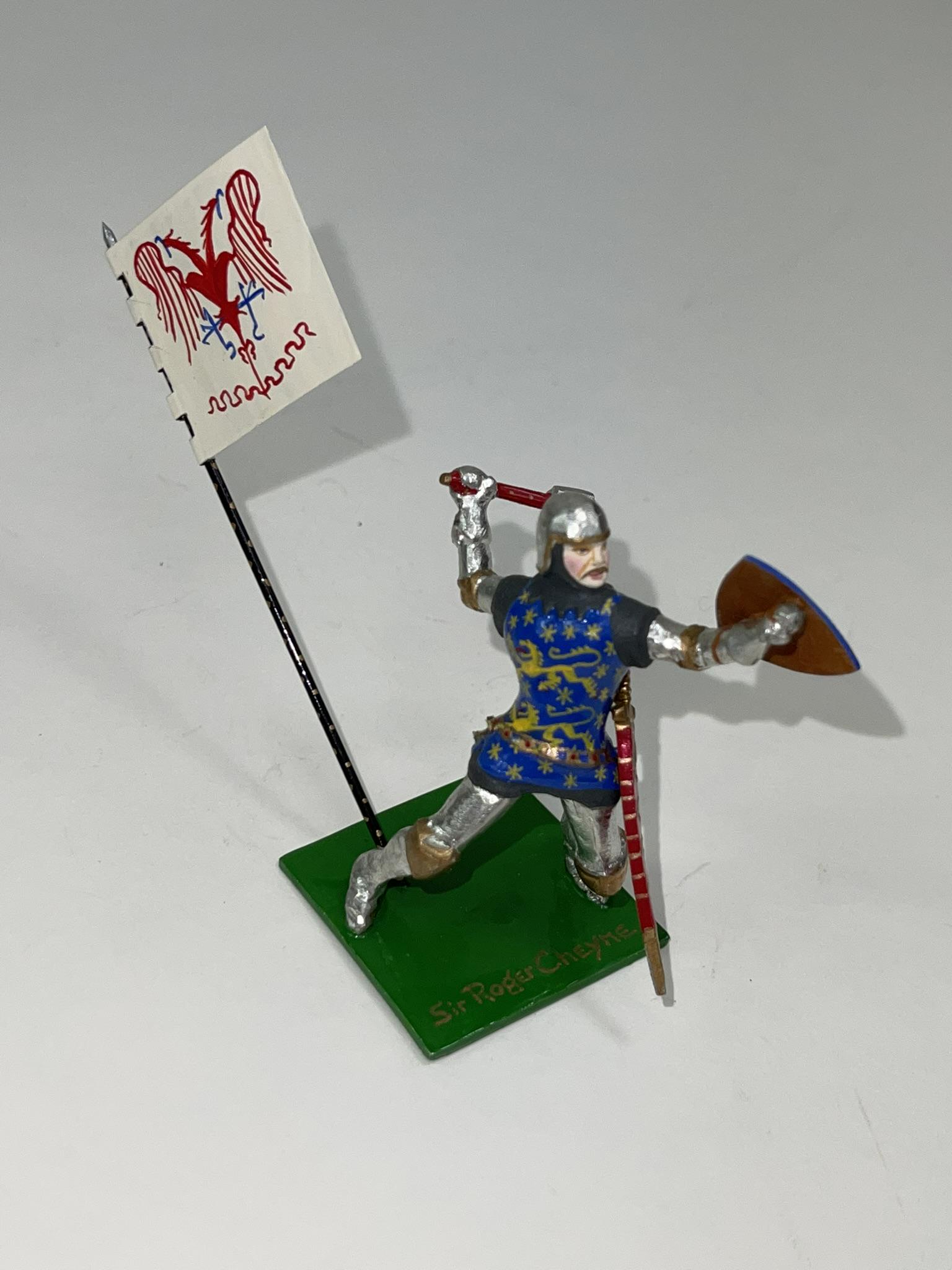 Courtenay-Greenhill Sir Roger Cheyne w/ Banner (1 of 3)