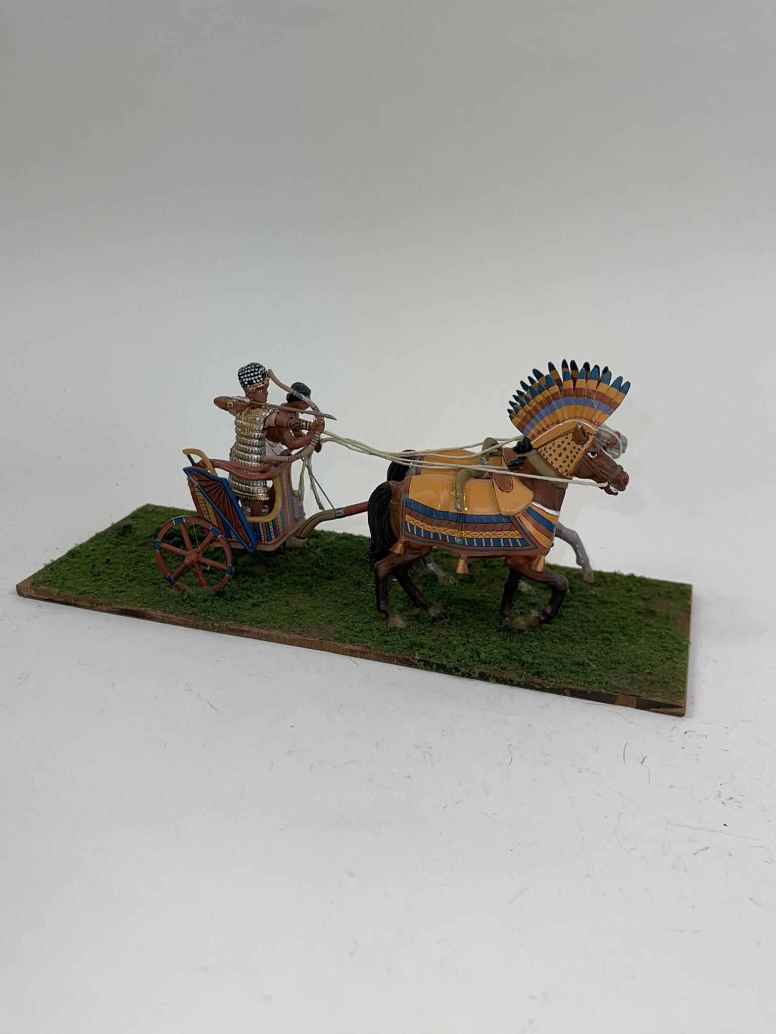 Military Miniature Egyptian Chariot (1 of 2)
