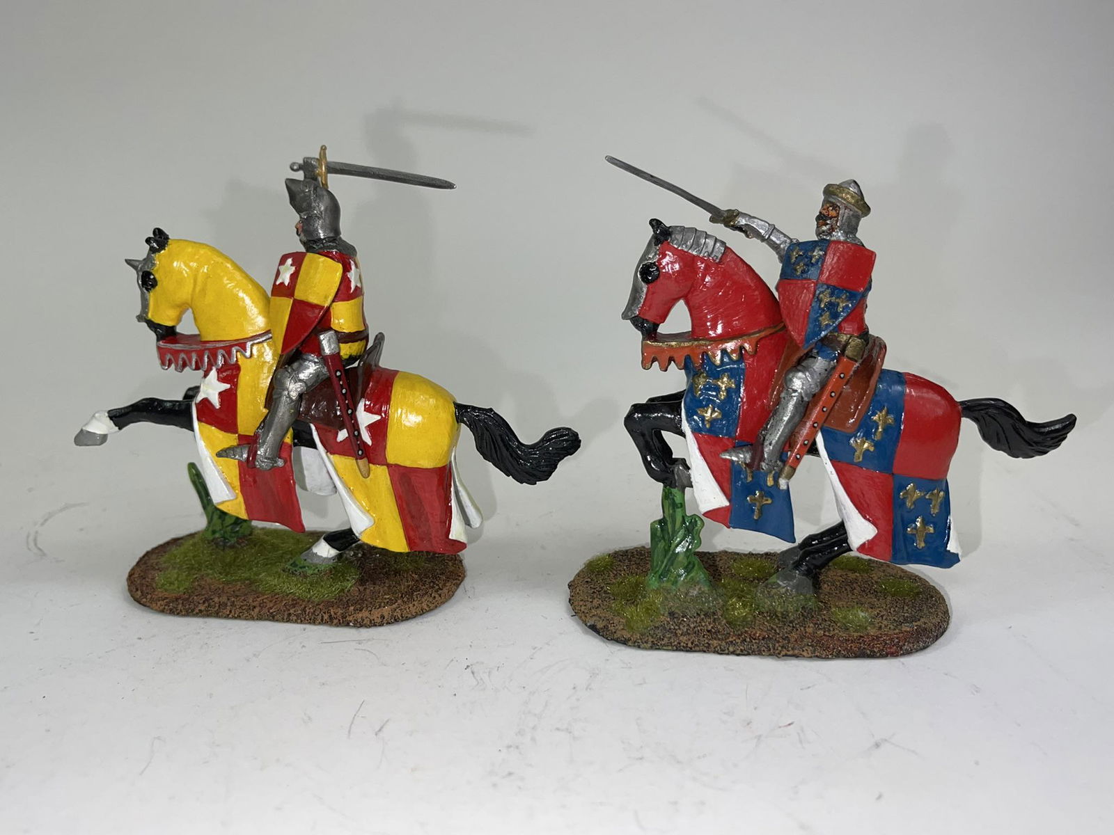 Agincourt Richard De Vere and Henry V Mounted (1 of 1)
