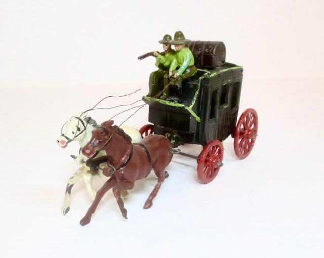 Johillco Wild West Stage Coach: 5 pieces. Very good condition. Unboxed.