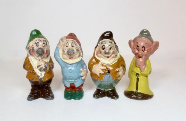 RARE Lincoln Logs Dwarfs From Snow White (1 of 1)