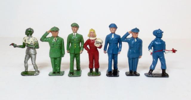 Crescent Dan Dare & Royal Air Force Figures (1 of 1)