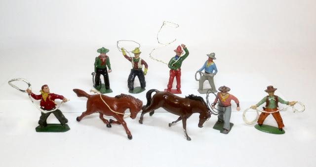 Assorted Wild West Cowboys With Lassos (1 of 1)