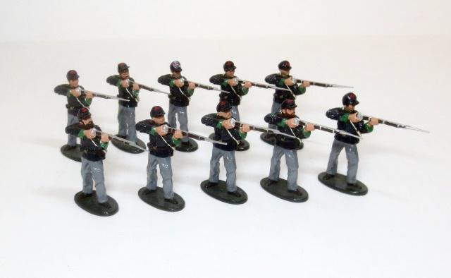 Ted Toys Union Army Firing: 10 pieces. Mint condition. Unboxed.