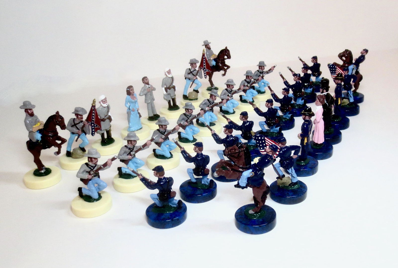 American Civil War Chess Set (1 of 1)