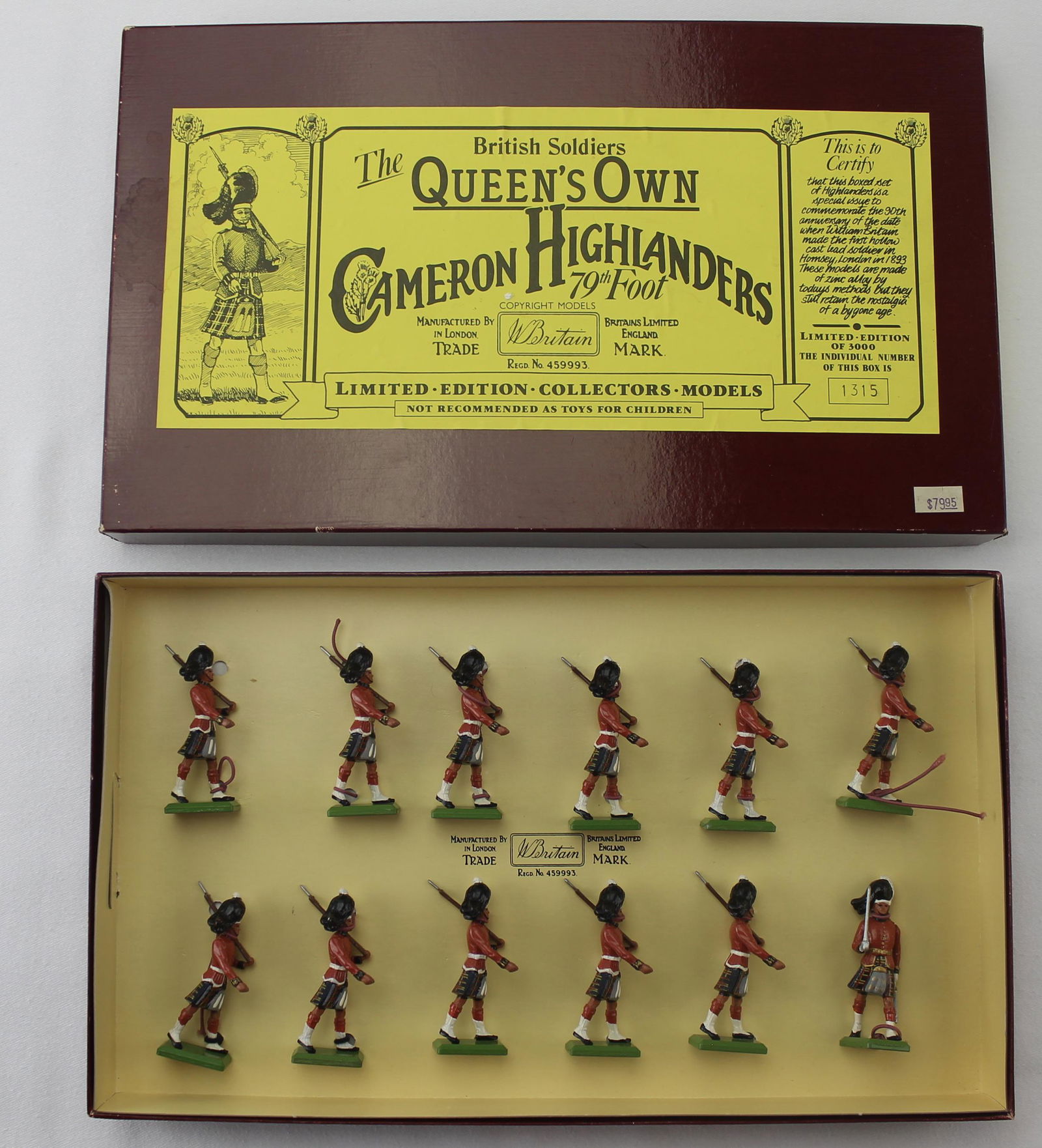 Britains Set 5183 Cameron Highlanders 79th Foot (1 of 2)