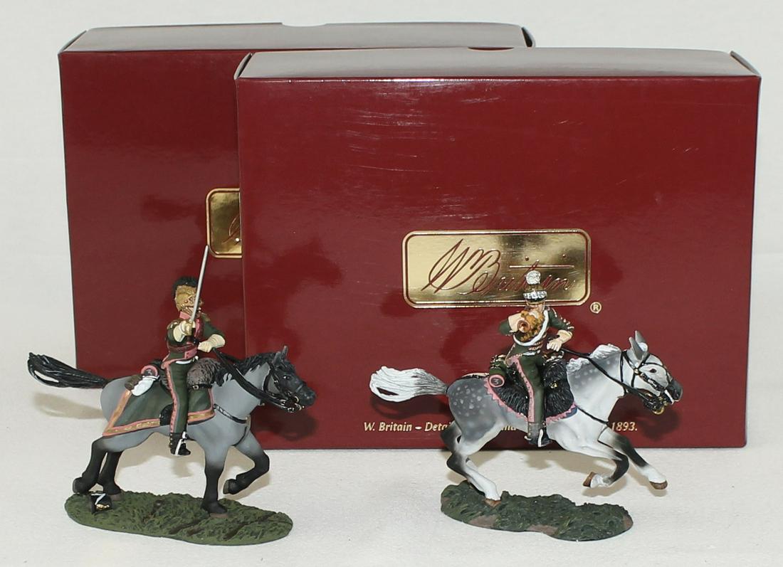Britains Lot French 3rd Lancers Officer Bugler (1 of 4)