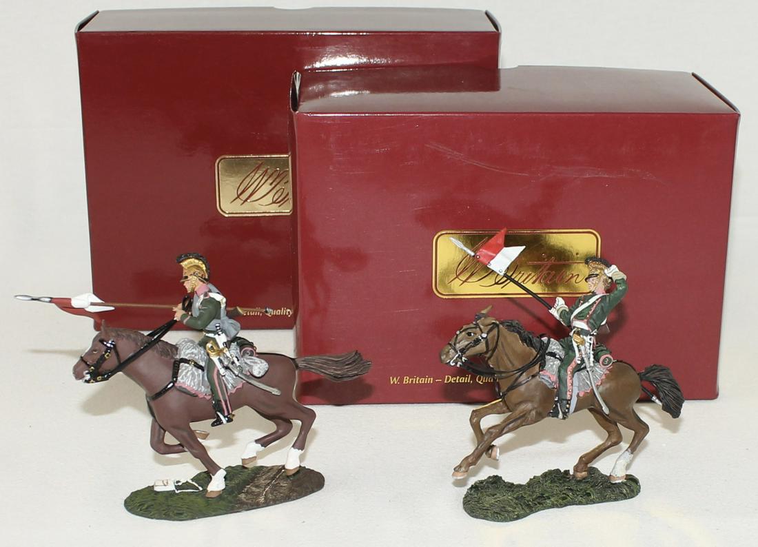 Britains Lot French 3rd Lancers Troopers (1 of 4)
