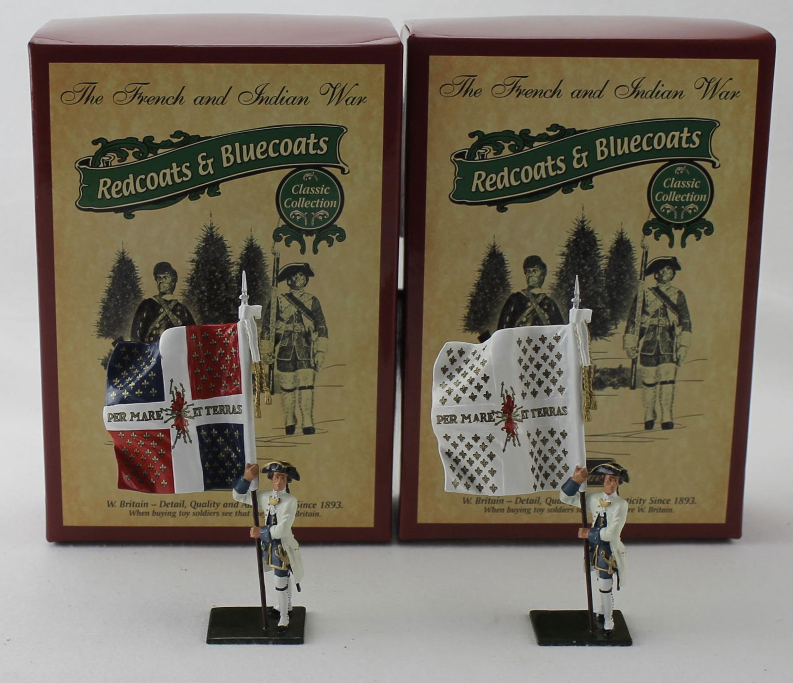 Britains Lot French Infantry Ensigns (1 of 4)