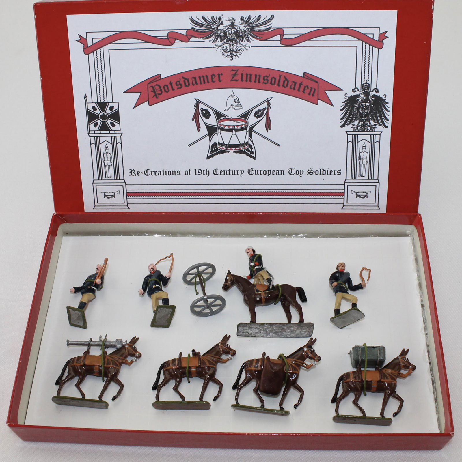 Potsdamer Zinnsoldaten Set Mountain Artillery (1 of 2)