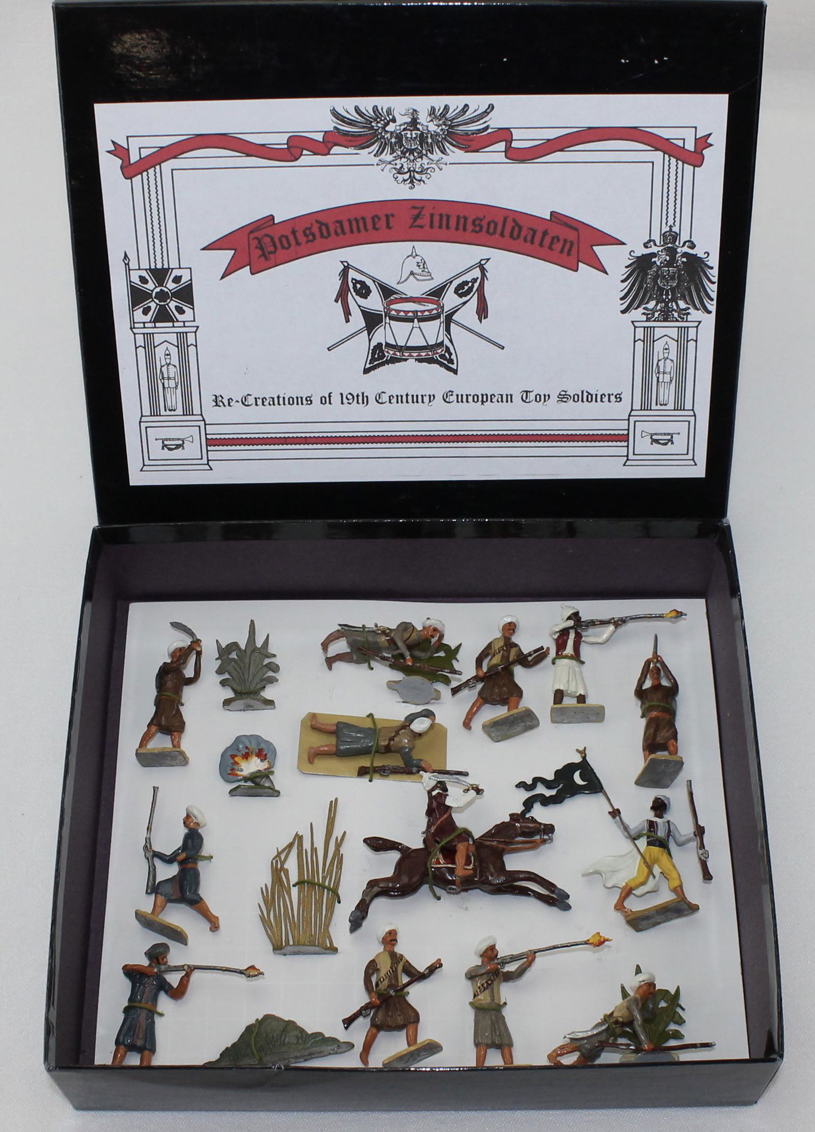 Potsdamer Zinnsoldaten Set Afghans Attacking (1 of 2)