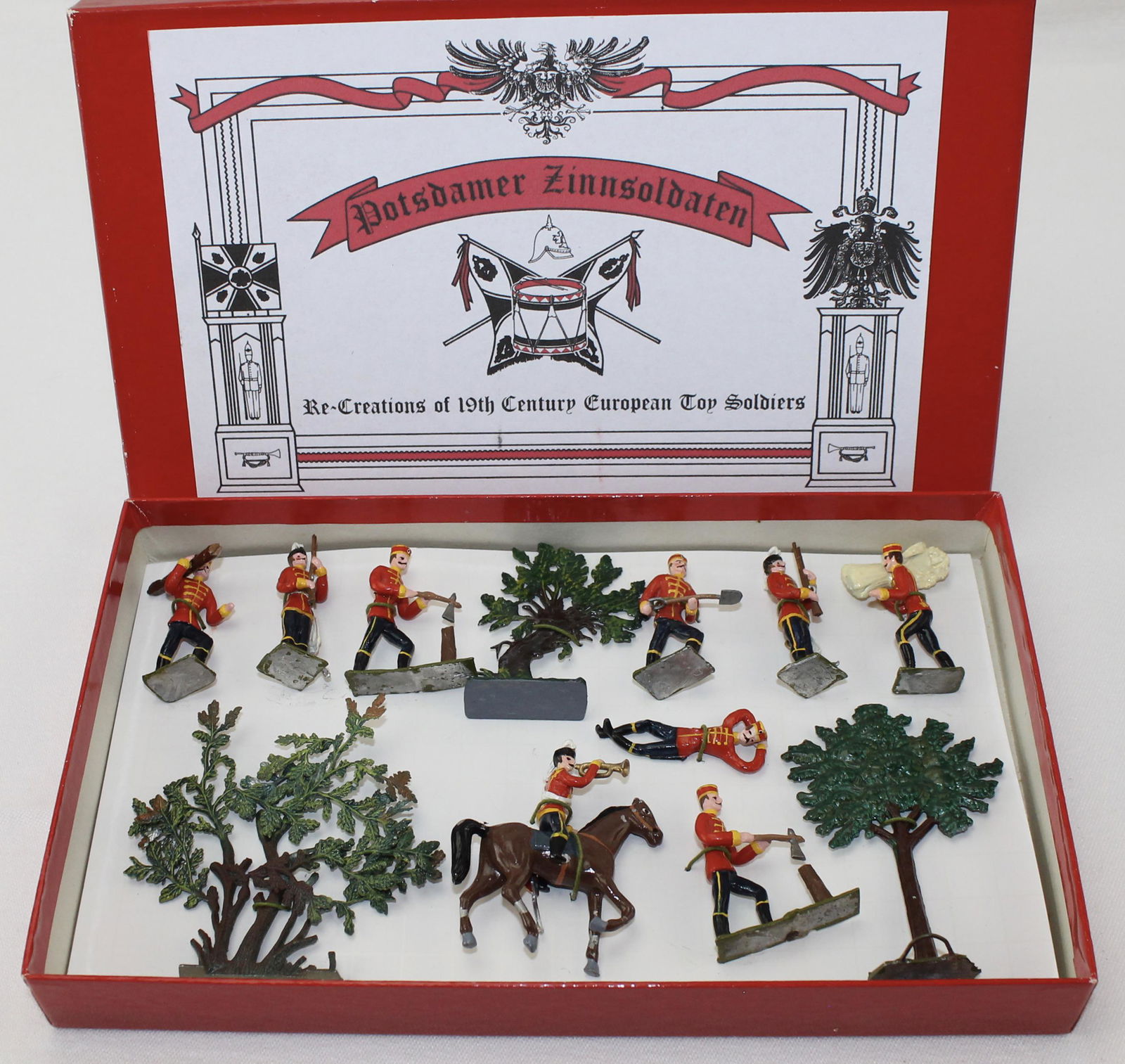 Potsdamer Zinnsoldaten Set Prussian Hussars (1 of 2)