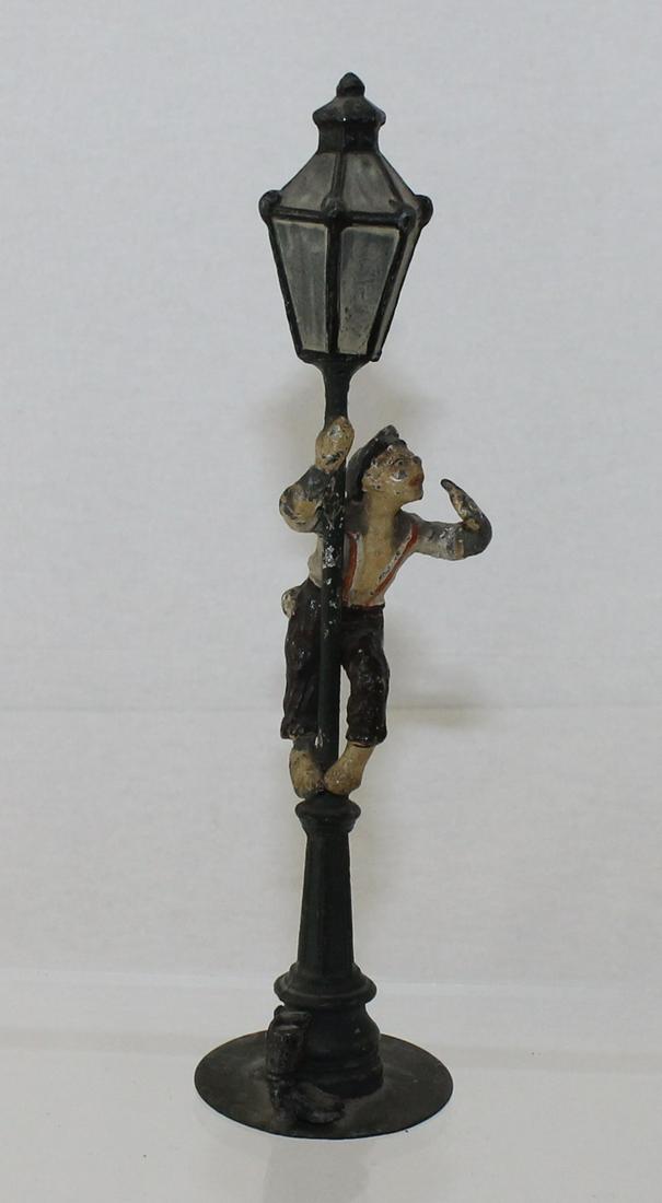 Heyde Souvenir Figure Boy Climbing Lamp Post (1 of 3)