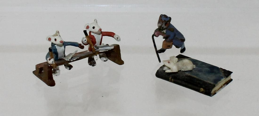 Lot Austrian Cold Painted Mice School (1 of 3)