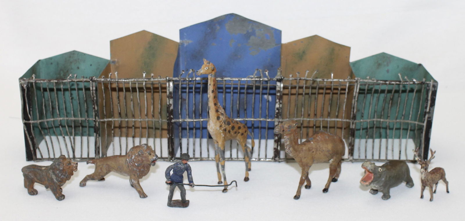 German Zoo Cage with Animals Lot (1 of 5)