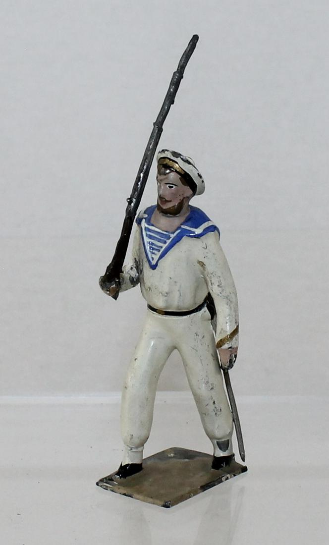 Heyde Large Sailor with Rifle: Size 0 (75mm). 1 Piece. Condition Very Good. No Box.