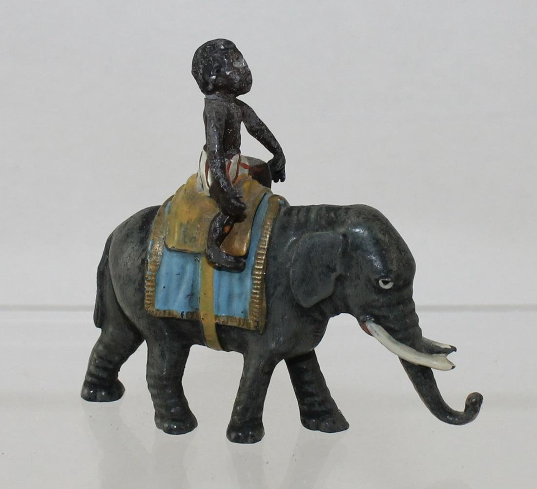 Heyde Souvenir Figure Boy Riding Elephant (1 of 3)