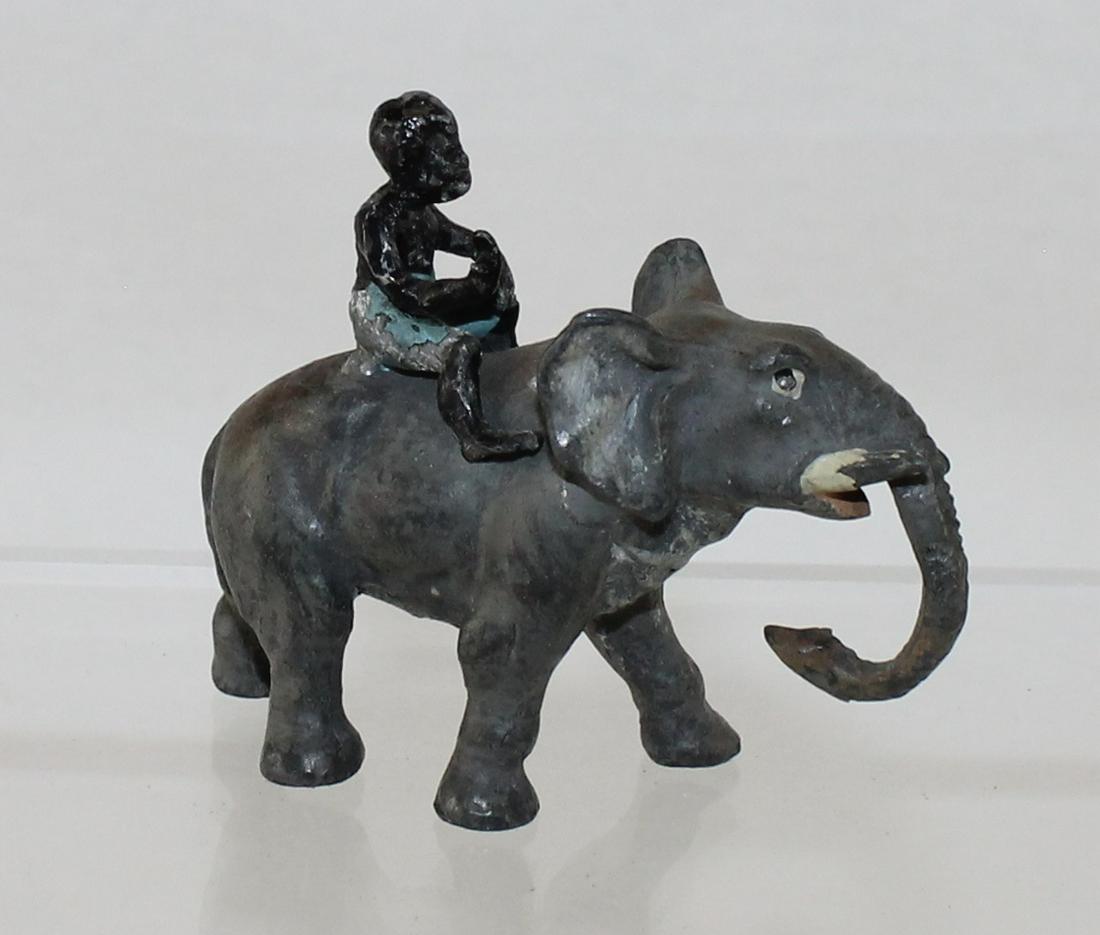 Heyde Souvenir Figure Boy Riding Elephant (1 of 3)