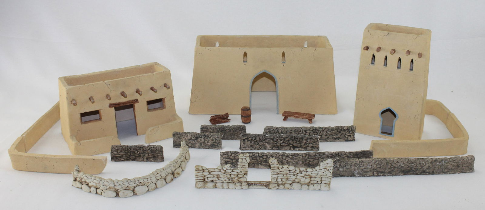 Custom Ceramic North African Fort (1 of 4)