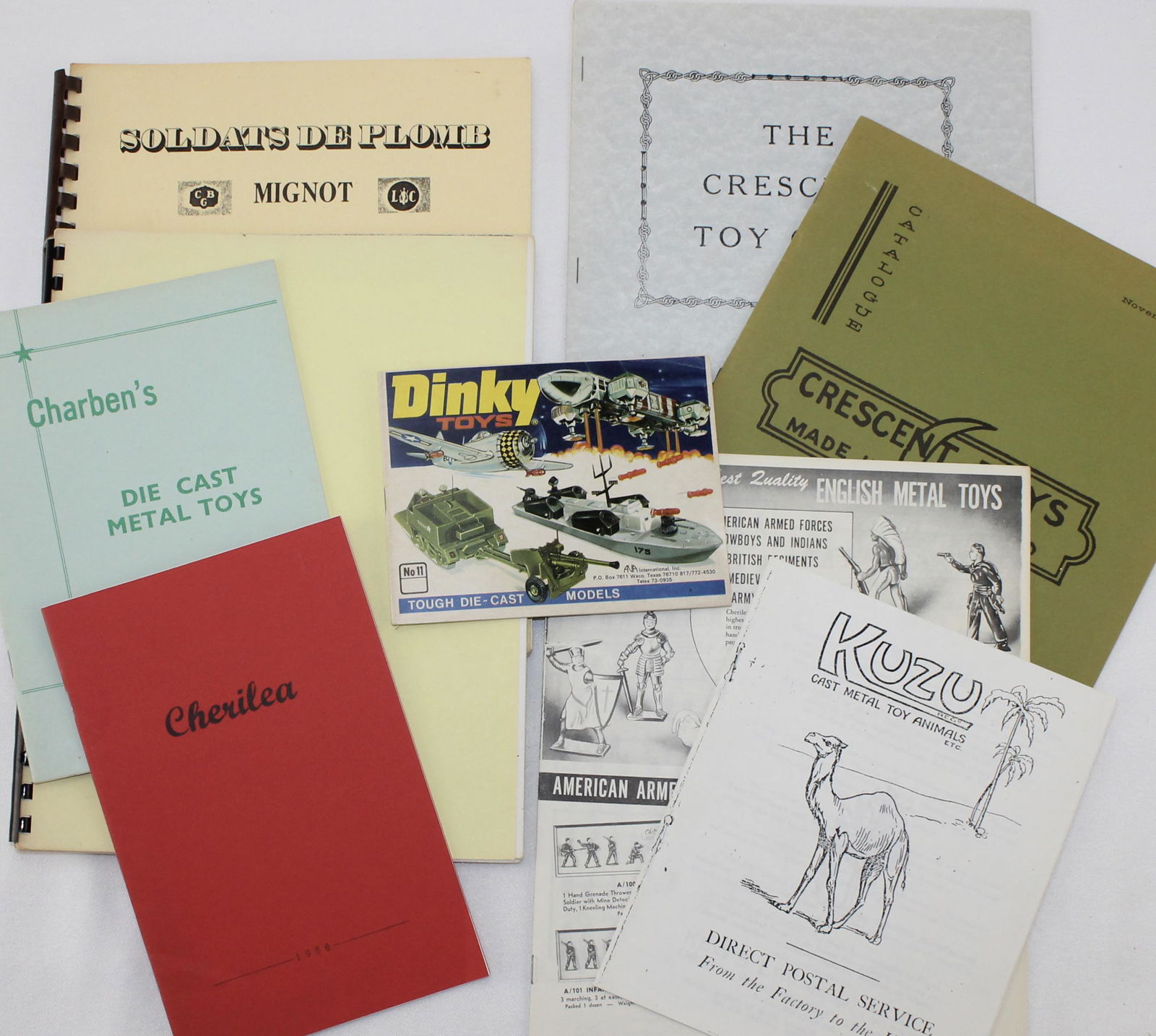 Lot of Dinky Crescent Mignot Reprint Catalogs (1 of 1)