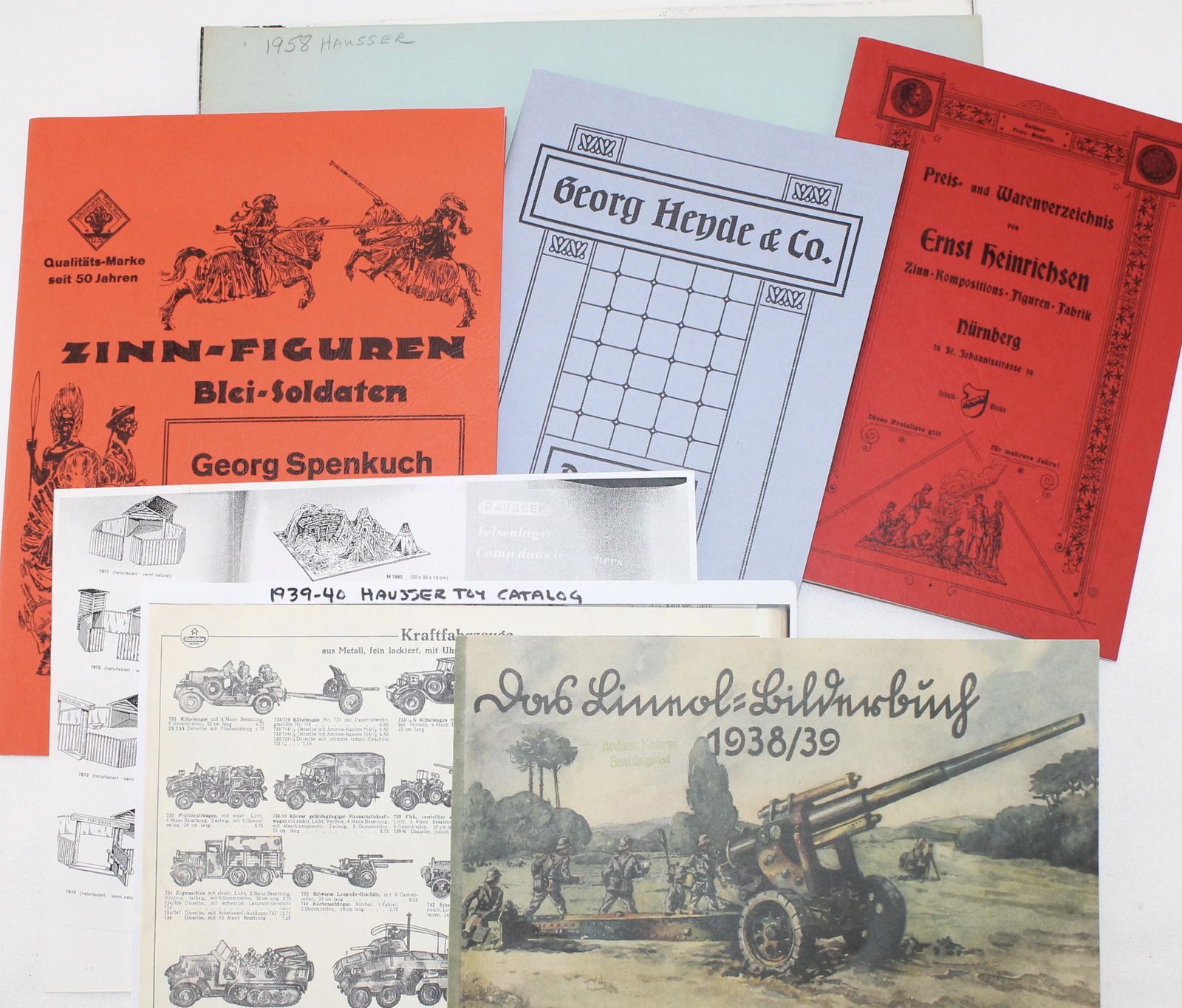 Lot of Catalog Reprints of German Makers (1 of 1)