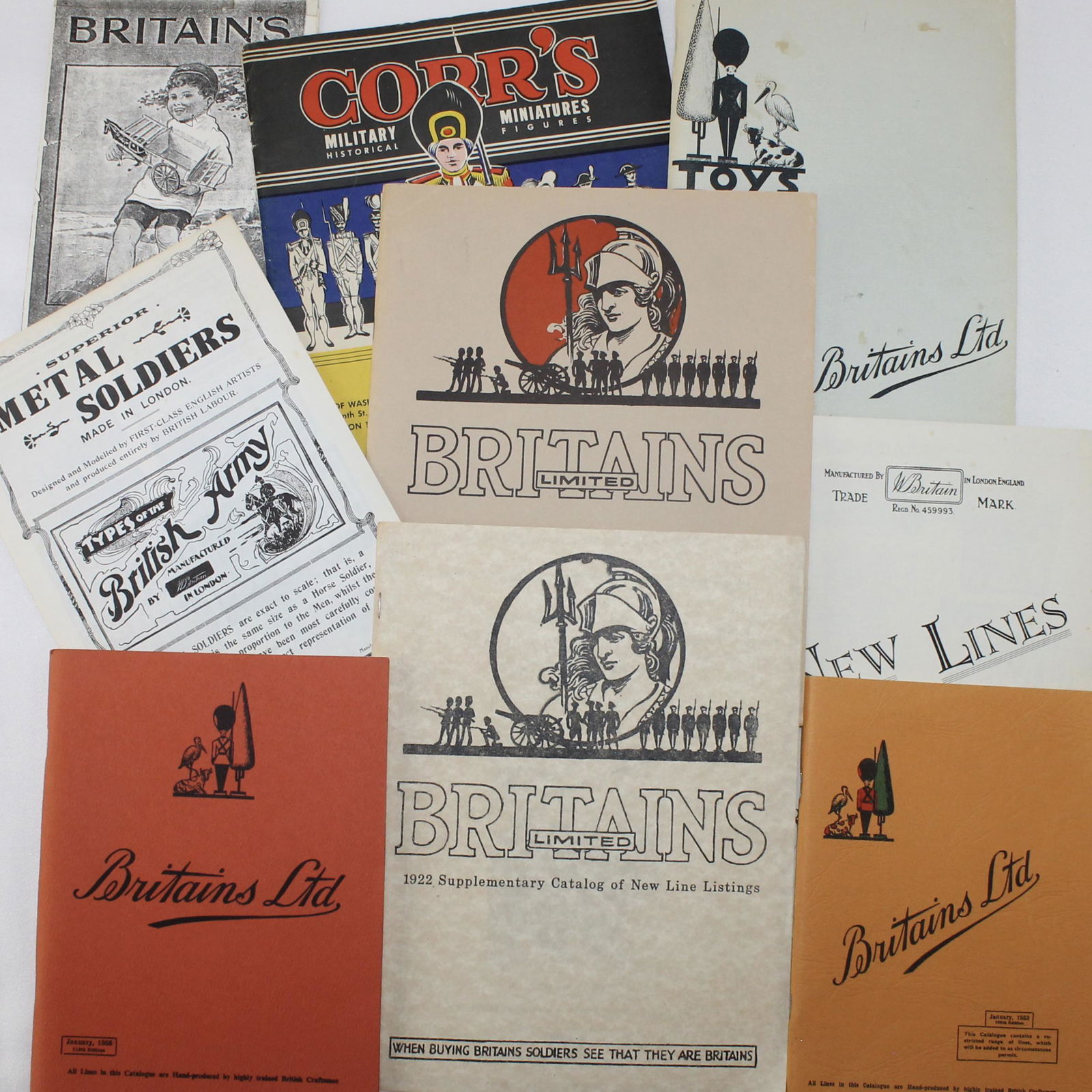 Lot of Britains Reprint Catalogs (1 of 1)