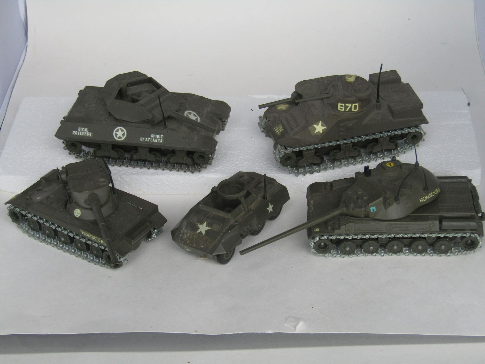 SOLIDO Die-Cast Metal WWII French & US Tanks (1 of 2)