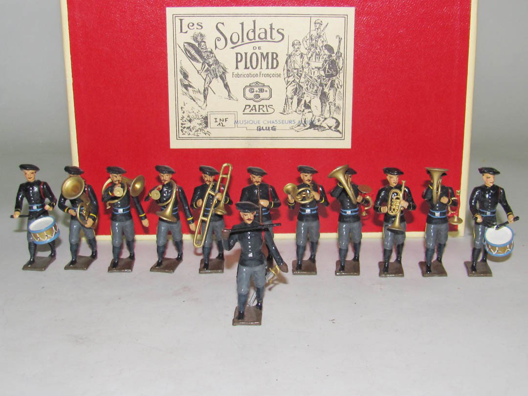 Mignot: Band of the Alpine Chasseurs: Mignot: Band of the Alpine Chasseurs Excellent. Boxed. 12pcs