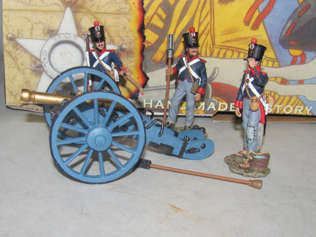King & Country: Alamo, Mexicans Cannon & Crew : King & Country: Alamo, RTA030 Mexicans Cannon & Crew MIB 4pcs