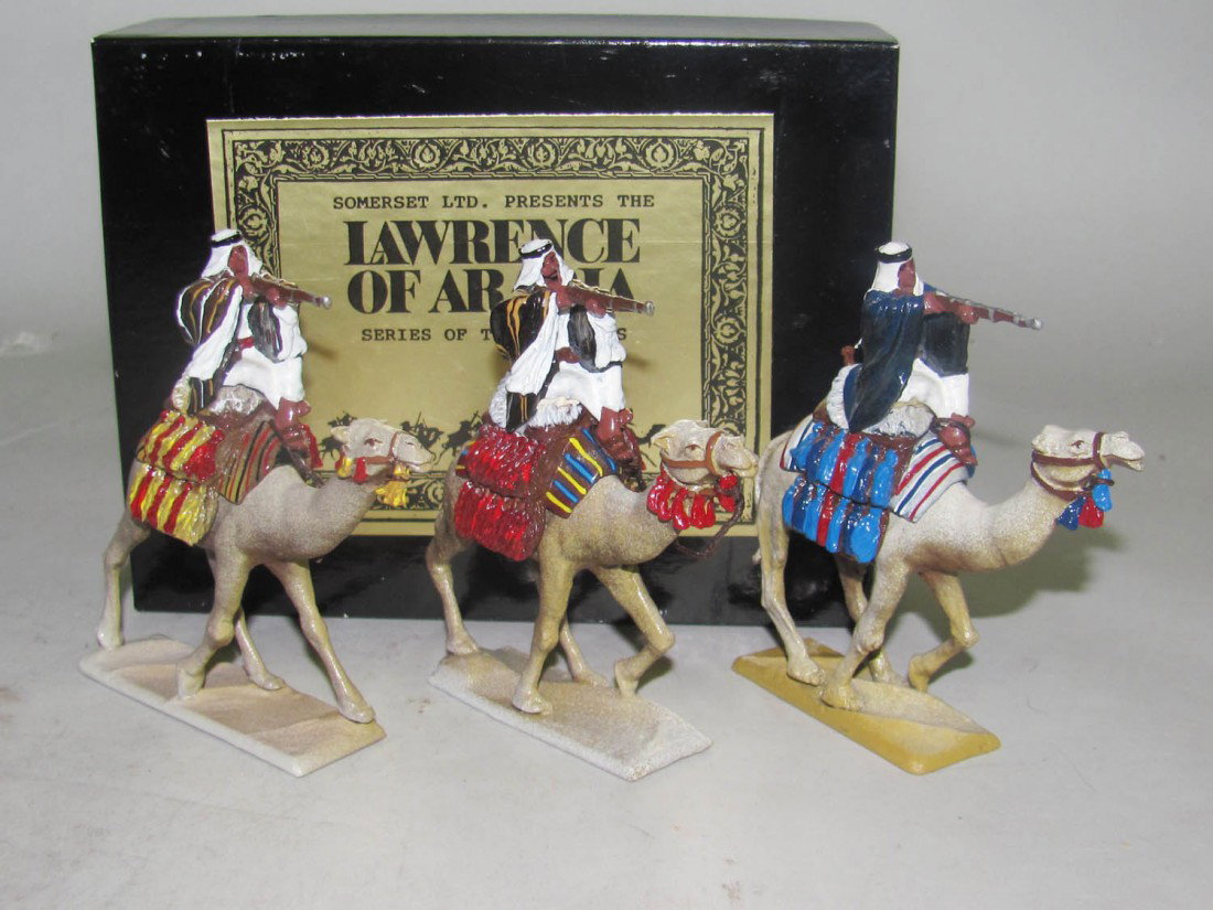 Somerset: L13, LA13a, LA13b Arabs: Somerset: L13, LA13a, LA13b Arabs Charging on Camels with Rifles & Jezails MIB 3pcs