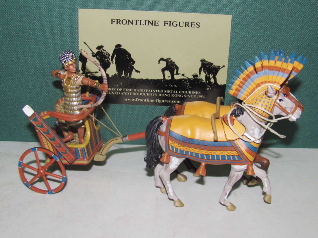 Fronline: BAC1 Ancient Egyptian Chariot: Fronline: BAC1 Ancient Egyptian Chariot MIB 6pcs