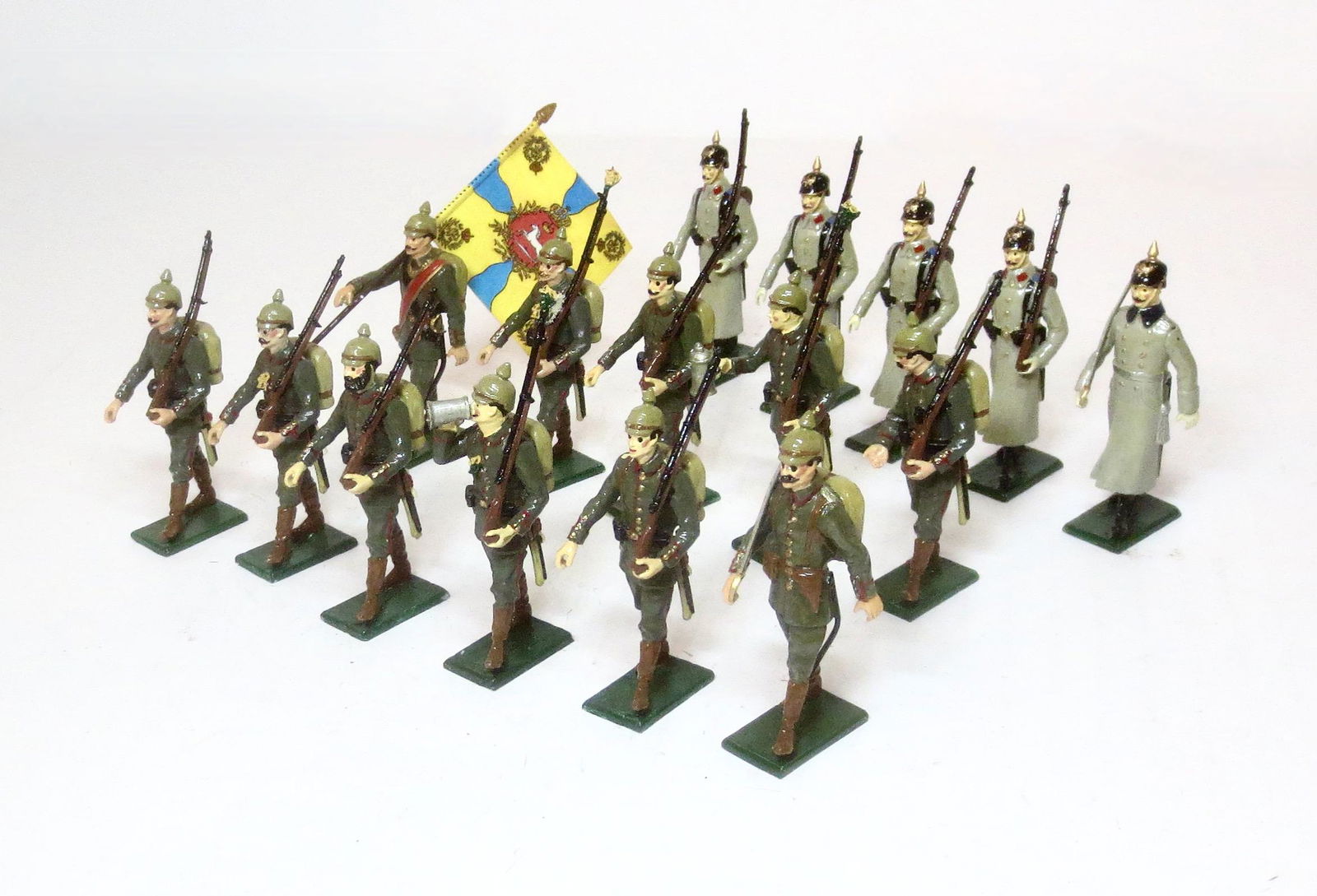 Present Arms German Infantry "Off to The Front" (1 of 1)