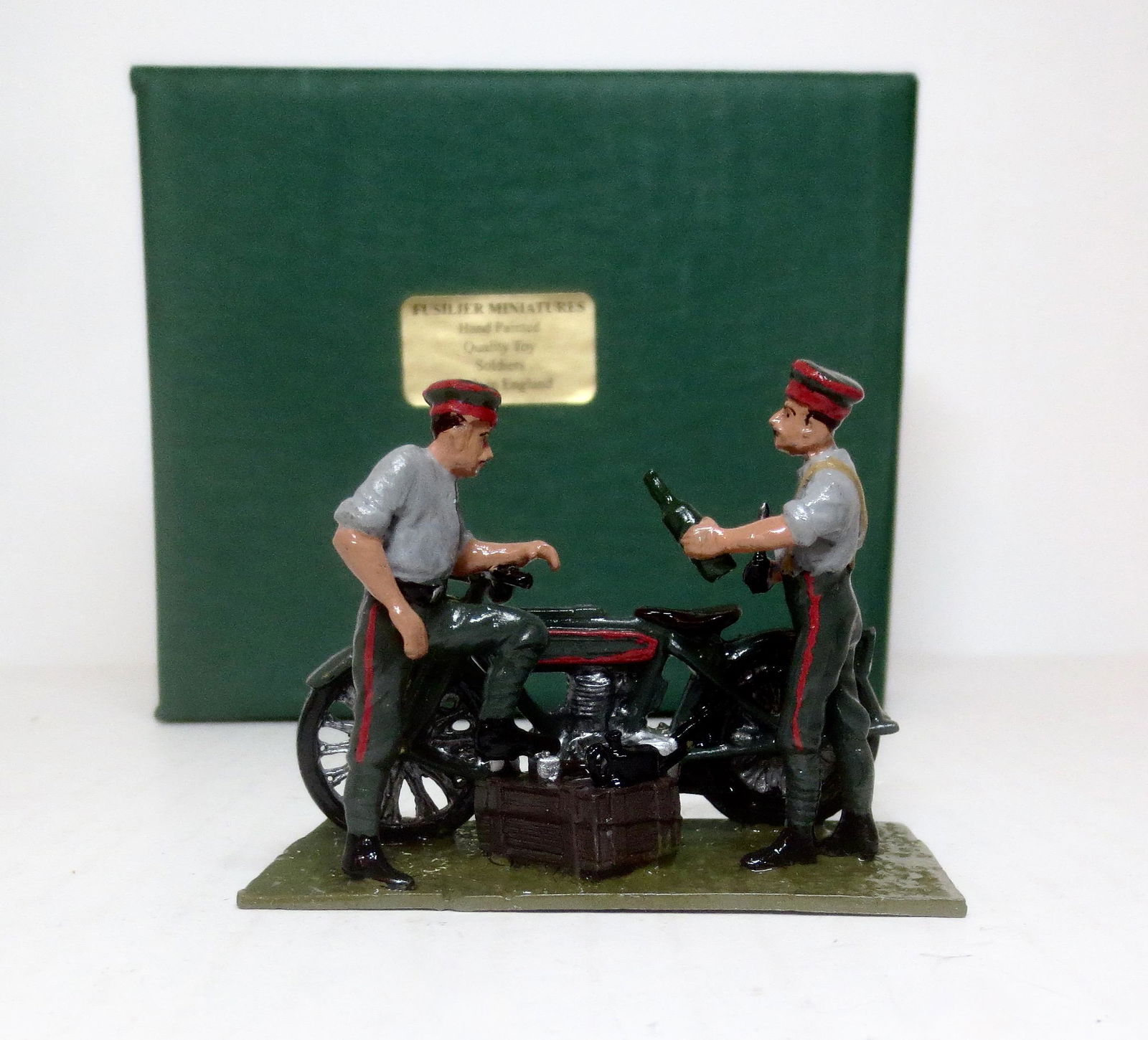 Fusilier WW1 Germans with Motorcycle (1 of 1)