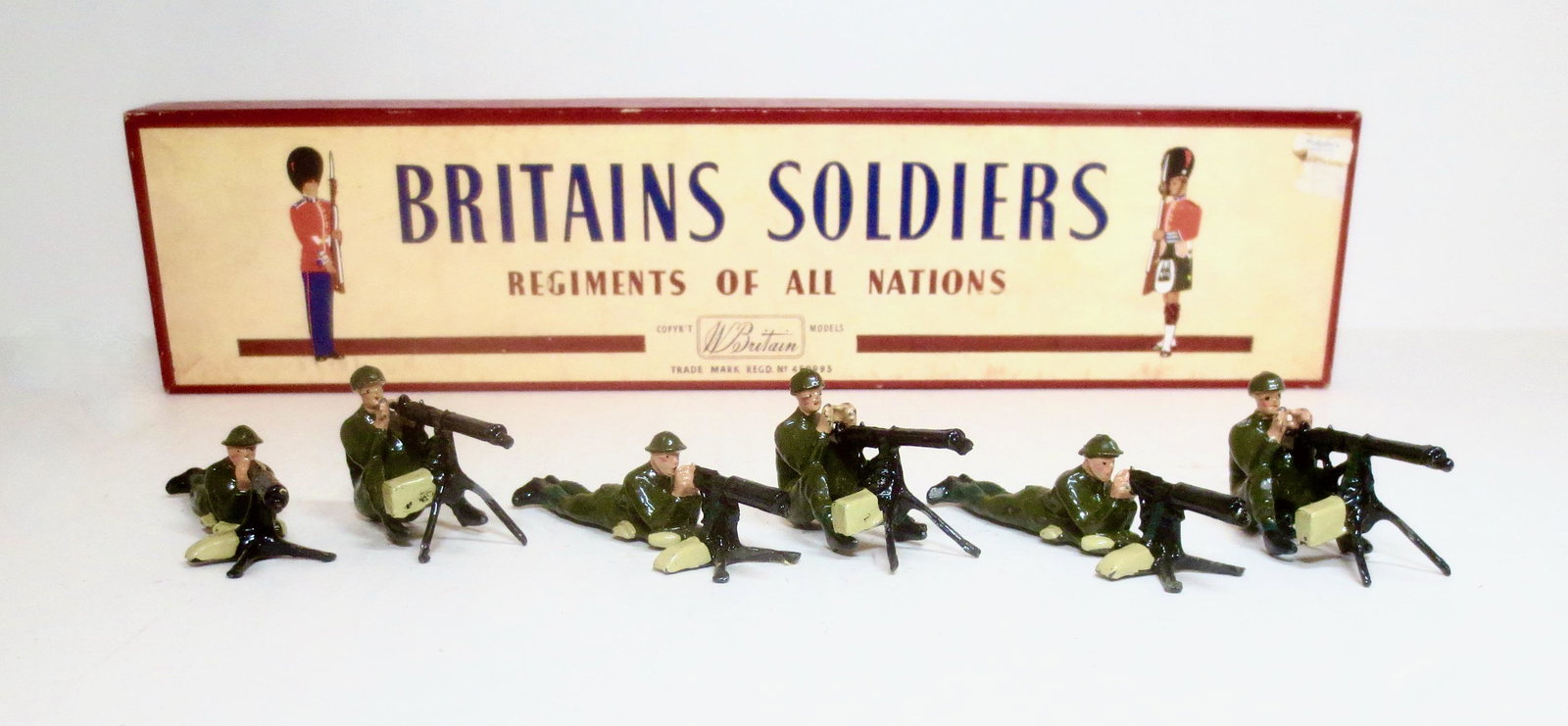 Britains #1318 British Machine Gunners (1 of 1)