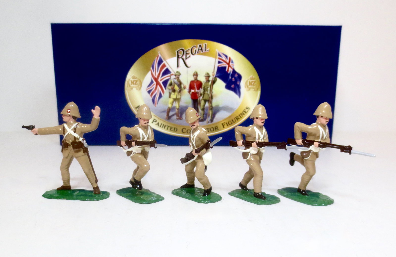 Regal #BX2A 2nd Battalion Royal Welch Fusiliers: Boxer Rebellion of 1900. 5 pieces. Mint condition. Box excellent.