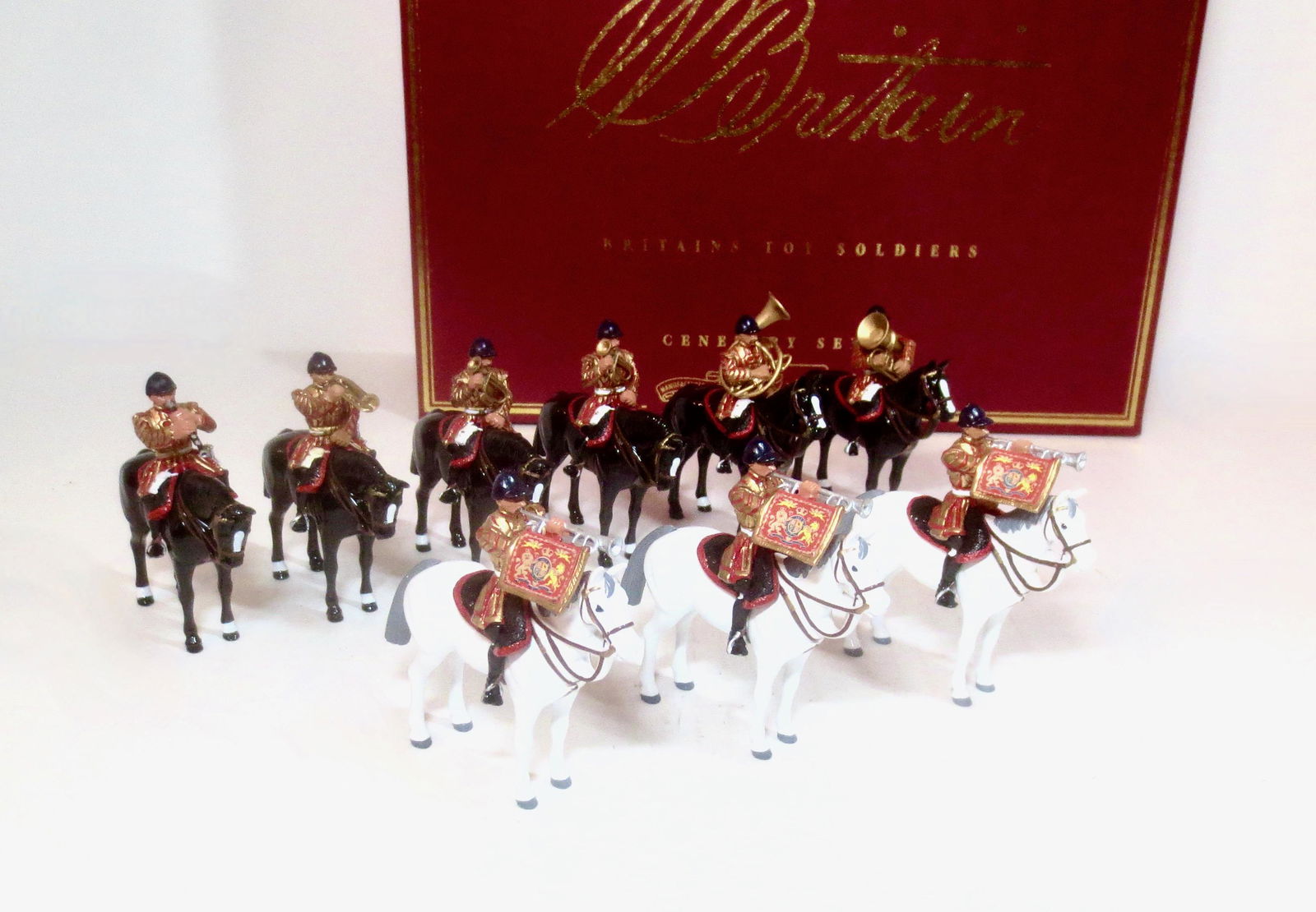Britains #00074 Mounted Band of The Lifeguards (1 of 1)