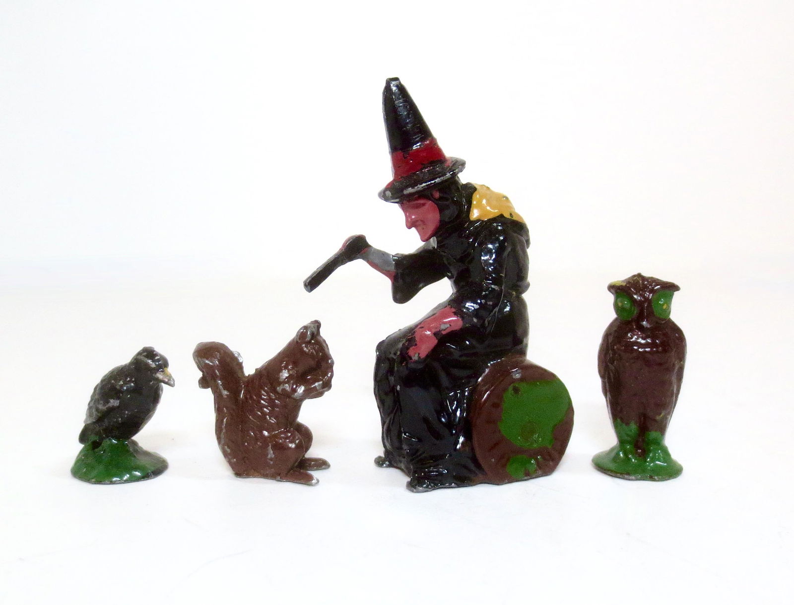 Johillco Witch with Raven, Squirrel, and Owl (1 of 2)