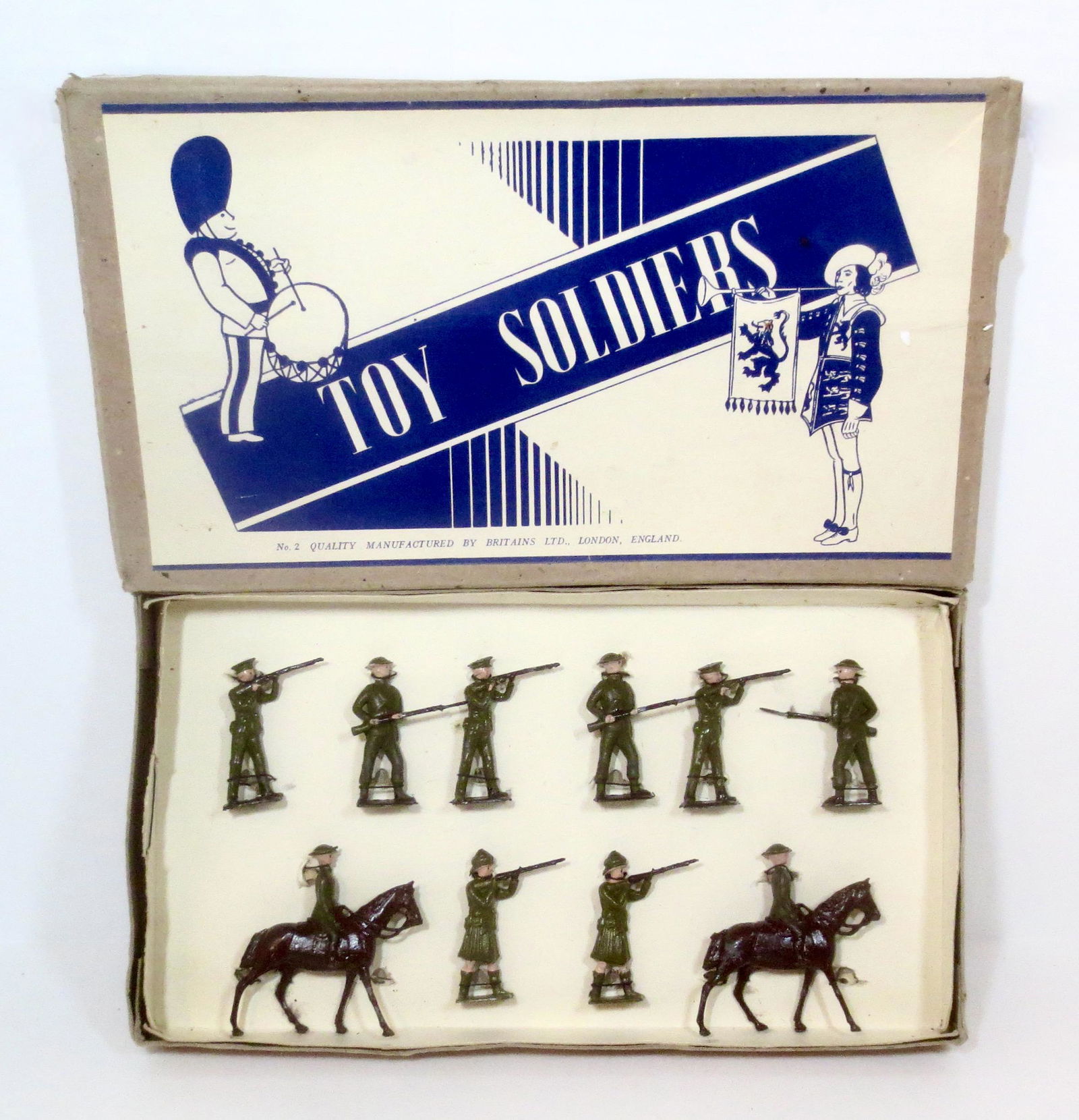 Britains #106s  British Infantry & Cavalry (1 of 2)