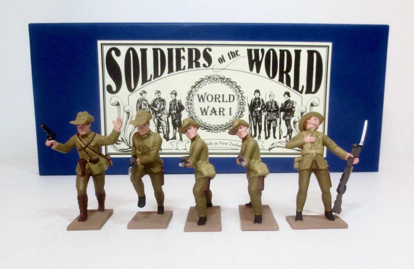 Soldiers of The World #WW76D Australian Infantry: World War One. 5 pieces. Mint condition. Box excellent.
