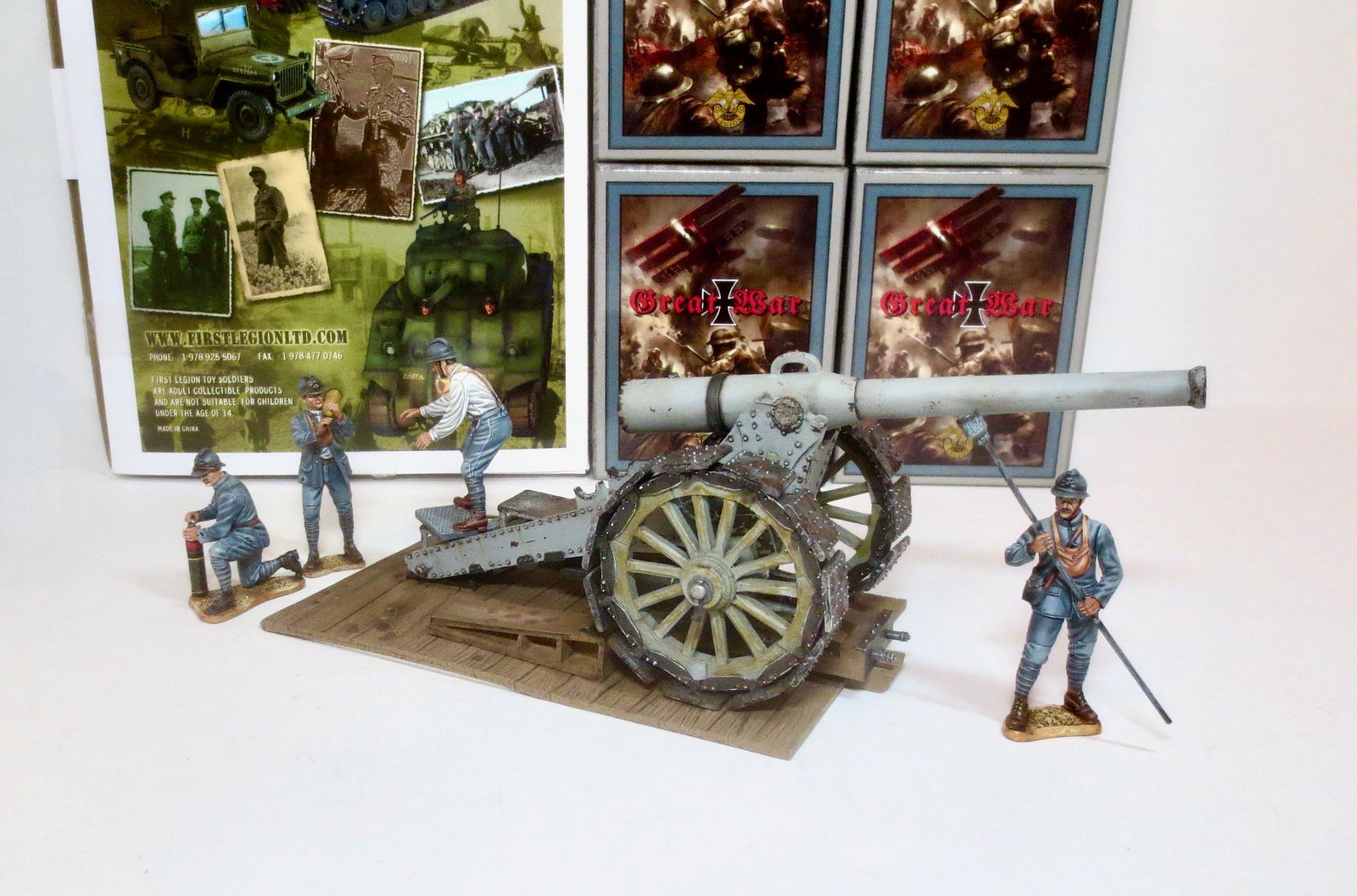 First Legion WWI German Field Artillery & Crew (1 of 1)